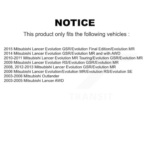 Suspension Stabilizer Bar Link Kit For Mitsubishi Lancer Outlander